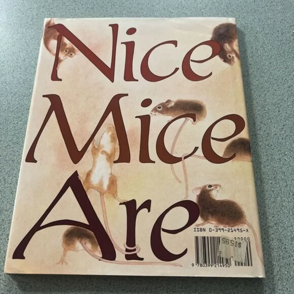 MICE‎ ARE NICE By Nancy Larrick - Hardcover  1990 Poems Art By Ed Young W/dust